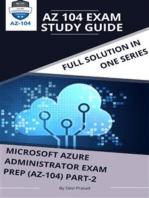 MICROSOFT AZURE ADMINISTRATOR EXAM PREP(AZ-104) Part-2: AZ 104 EXAM STUDY GUIDE