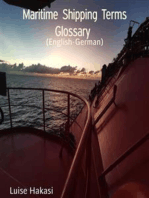 Maritime Shipping Terms Glossary: (English-German)