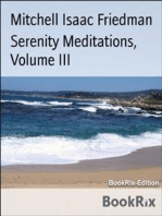 Serenity Meditations, Volume III