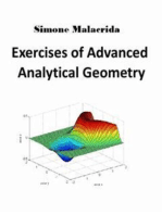 Exercises of Advanced Analytical Geometry