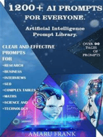 1200+ AI Prompts for Everyone.: Artificial Intelligence Prompt Library.