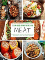 25 Slow-Cooker-Friendly Recipes with Meat - part 1: From delicious Wraps and Soups to tasty Salads and Stews - measurements in grams