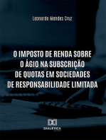 O Imposto de Renda sobre o ágio na subscrição de quotas em sociedades de responsabilidade limitada