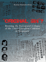 Original Sin?: Revising the Revisionist Critique of the 1963 Operation Coldstore in Singapore