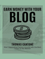 Earn Money With Your Blog: Thomas Cantone, #1