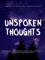 UNSPOKEN THOUGHTS: Selected Poems for the Poetry Matters Anthology