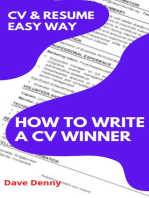 CV & RESUME : THE EASY WAY: The Definitive Guide