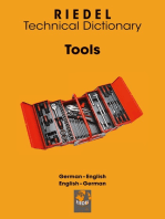 Tools: Technical Dictionary for Crafts German-English / English-German