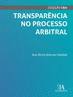 Transparência no processo arbitral