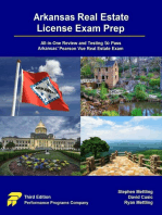 Arkansas Real Estate License Exam Prep: All-in-One Review and Testing to Pass Arkansas' Pearson Vue Real Estate Exam
