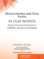 In Our Words: Stories from the Intersection of LGBTQIA+ Identity and Disability