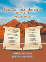 The Ten Commandments of God through Moses
