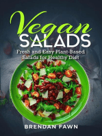 Vegan Salads, Fresh and Easy Plant-Based Salads for Healthy Diet