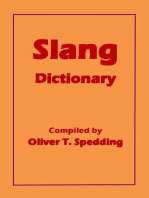 Slang Dictionary