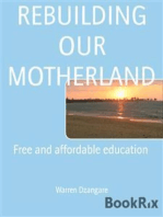 REBUILDING OUR MOTHERLAND: Free and affordable education