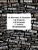 A Rhyme A Dozen - 12 Poets, 12 Poems, 1 Topic ― Evenings