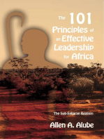 The 101 Principles of an Effective Leadership for Africa: The Sub-Saharan Realism