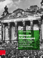Weimarer Erfahrungen: Deutsche Emigranten in Amerika und die transatlantische Nachkriegsordnung