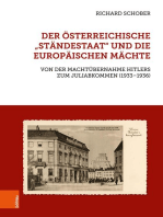 Der österreichische "Ständestaat" und die europäischen Mächte