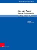 Life and Cases: Manuscript of an Autobiography