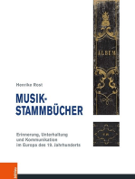 Musik-Stammbücher: Erinnerung, Unterhaltung und Kommunikation im Europa des 19. Jahrhunderts