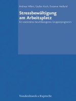 Stressbewältigung am Arbeitsplatz: Ein stationäres berufsbezogenes Gruppenprogramm. Trainerhandbuch