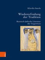 Wiedererfindung der Tradition: Russisch-jüdische Literatur der Gegenwart