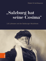 "Salzburg hat seine Cosima": Lilli Lehmann und die Salzburger Musikfeste