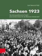 Sachsen 1923: Das linksrepublikanische Projekt – eine vertane Chance für die Weimarer Demokratie?