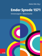 Emder Synode 1571: Erinnerungsort – Kulturtransfer