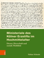 Ministeriale des Kölner Erzstifts im Hochmittelalter: Dienst, Herrschaft und soziale Mobilität