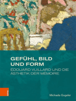 Gefühl, Bild und Form: Édouard Vuillard und die Ästhetik der mémoire