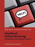 Handbuch Online-Beratung: Psychosoziale Beratung im Internet