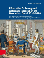 Föderative Ordnung und nationale Integration im Deutschen Bund 1816–1848: Die Ausschüsse und Kommissionen der Deutschen Bundesversammlung als politische Gremien