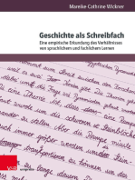 Geschichte als Schreibfach: Eine empirische Erkundung des Verhältnisses von sprachlichem und fachlichem Lernen