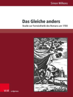 Das Gleiche anders: Studie zur Formästhetik des Romans um 1700