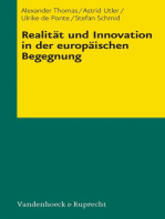 Realität und Innovation in der europäischen Begegnung