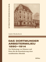 Das Dortmunder Arbeitermilieu 1890–1914: Zur Bedeutung von Räumen und Orten für die Konstituierung einer sozialistischen Identität. EBook