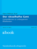 Der rätselhafte Gott