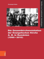 Die Gesamtvisitation der Evangelischen Kirche A.B. in Rumänien (1990–2010): Eine Edition