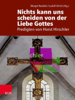 Nichts kann uns scheiden von der Liebe Gottes: Predigten von Horst Hirschler