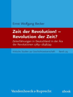 Zeit der Revolution! – Revolution der Zeit?: Zeiterfahrungen in Deutschland in der Ära der Revolutionen 1789 – 1848/49
