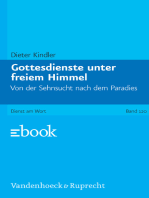 Gottesdienste unter freiem Himmel: Von der Sehnsucht nach dem Paradies