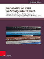 Nationalsozialismus im Schulgeschichtsbuch: Zulassungsverfahren und die Aushandlung von Geschichtskultur in Bayern ab 1949 bis in die 1970er Jahre