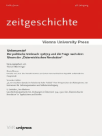 Weltenwende?: Der politische Umbruch 1918/19 und die Frage nach dem Wesen der "Österreichischen Revolution"