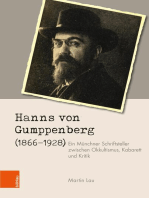 Hanns von Gumppenberg (1866–1928): Ein Münchner Schriftsteller zwischen Okkultismus, Kabarett und Kritik