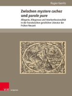 Zwischen mystere cachez und parole pure: Allegorie, Allegorese und Interkonfessionalität in der französischen geistlichen Literatur der Frühen Neuzeit