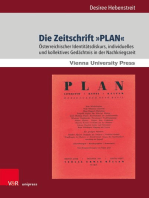 Die Zeitschrift »PLAN«: Österreichischer Identitätsdiskurs, individuelles und kollektives Gedächtnis in der Nachkriegszeit