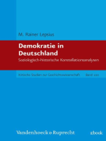Demokratie in Deutschland: Soziologisch-historische Konstellationsanalysen