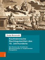 Kaufmännische Rechtsgutachten des 18. Jahrhunderts: Die Pareres der Frankfurter Börsenvorsteher in vergleichender Perspektive